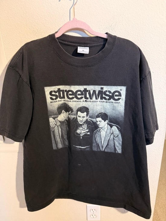 STREETWISE Other - Streetwise Graphic Tee Black Johnny Cash Style Photo Shirt XL USA